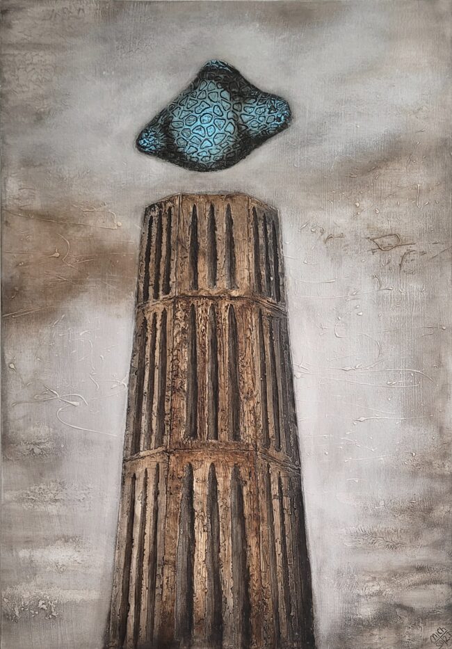 Akrylový obraz - Blízká setkání