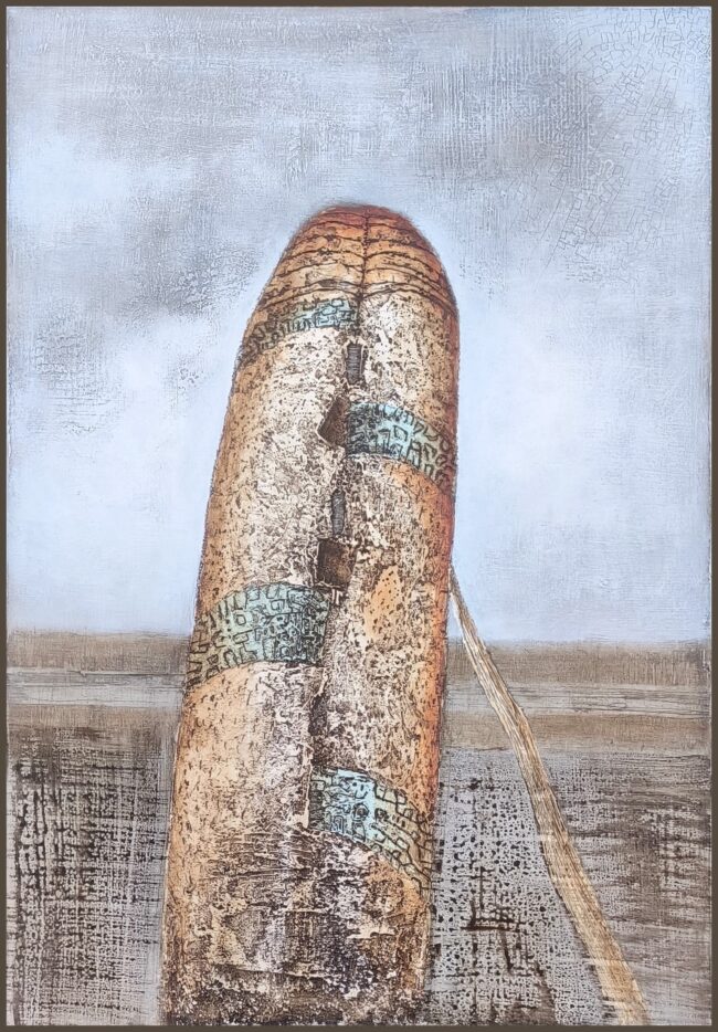 Akrylový obraz - Menhir 2