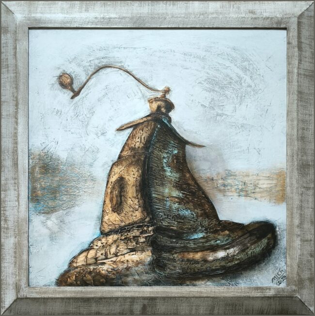 Akrylový obraz - Tančící kafemlýnek - Miloš Chromek