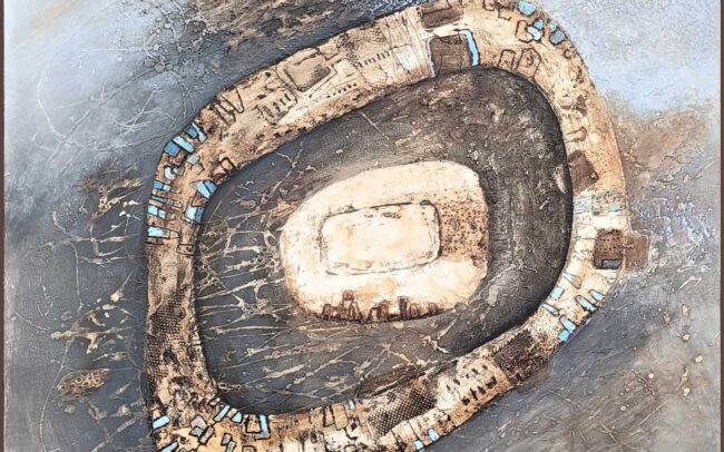 Akrylový obraz - megauspávanka,-80x80cm