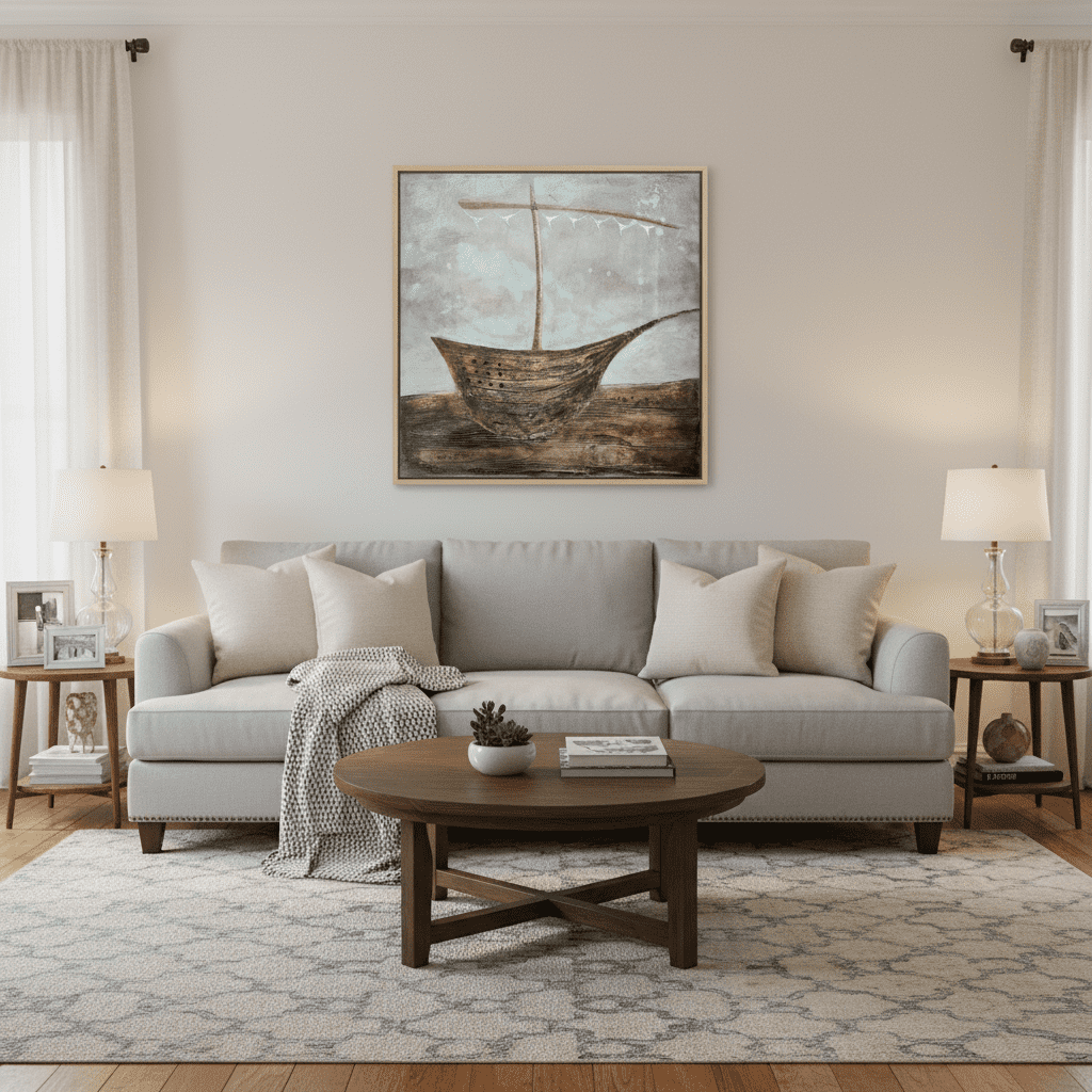 Akrylový obraz - Sušák na tanga