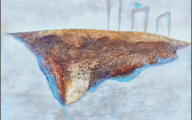 Plovoucí ostrov 80x80 cm